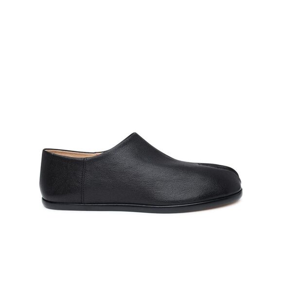 Maison Margiela Tabi Loafers In Black Leather Men